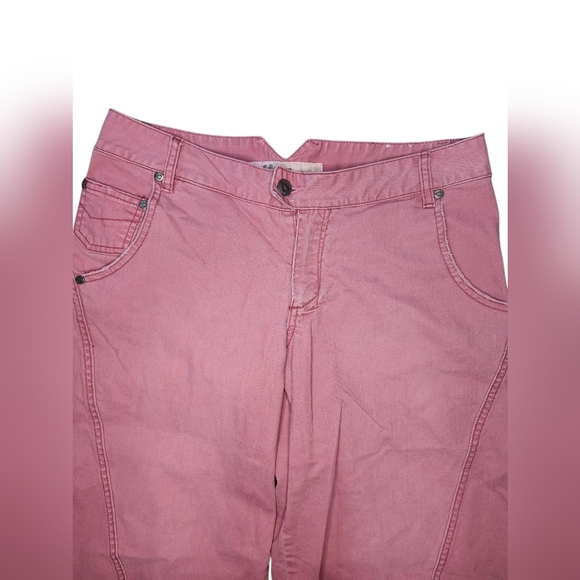 MUDD pink baggy denim shorts juniors size 9, y2k, 90s, vintage - Picture 2 of 7